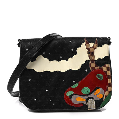 Louis Vuitton Satin Mini Monogram Conte De Fees Patchwork Musette Black 1 of 7
