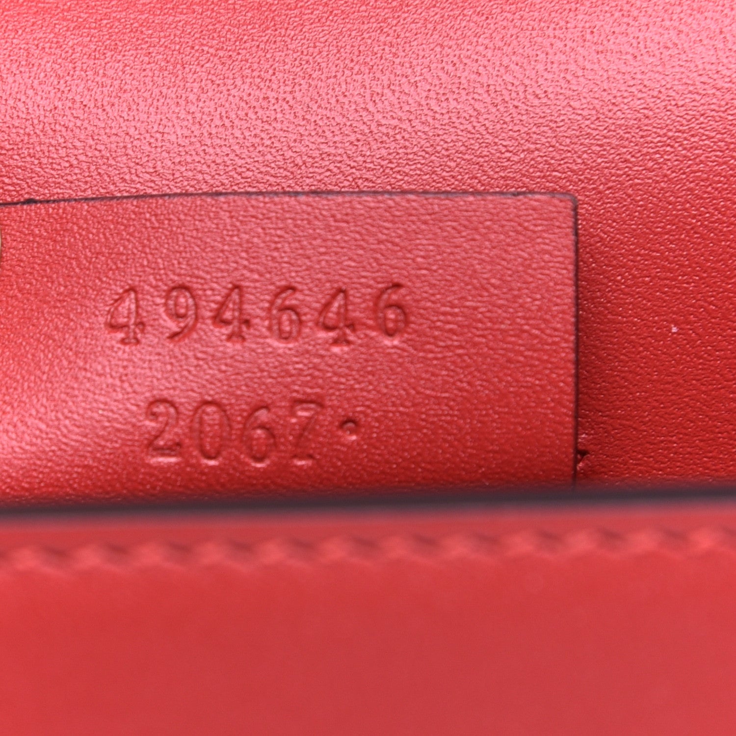 Gucci Calfskin Super Mini Sylvie Chain Shoulder Bag Hibiscus Red 9 of 10