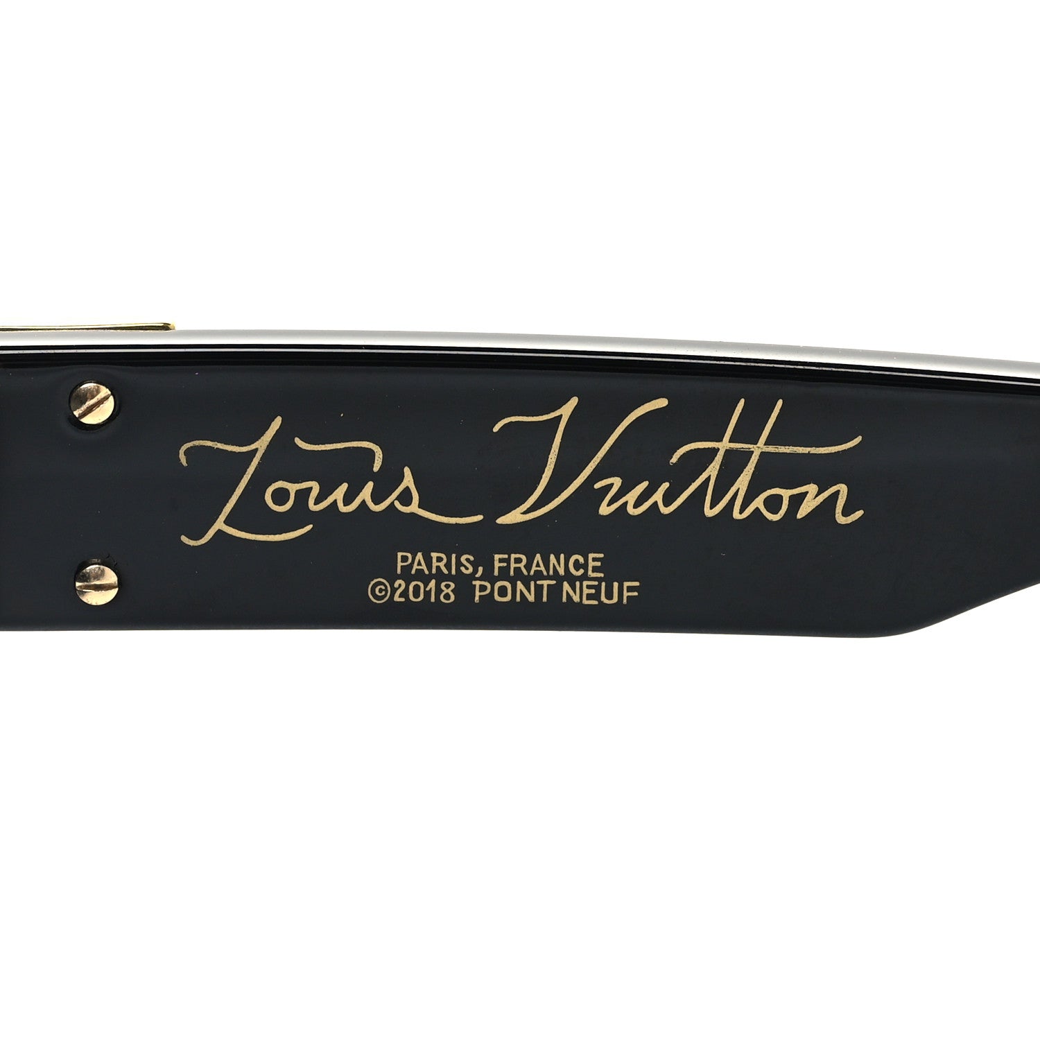 Louis Vuitton Acetate 1.1 Millionaires Sunglasses Z1165E Black 5 of 8