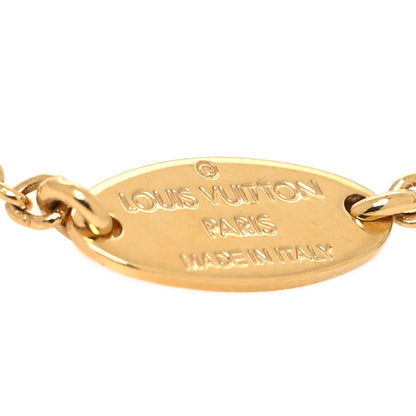 Louis Vuitton Metal LV Eclipse Bracelet Gold 5 of 6