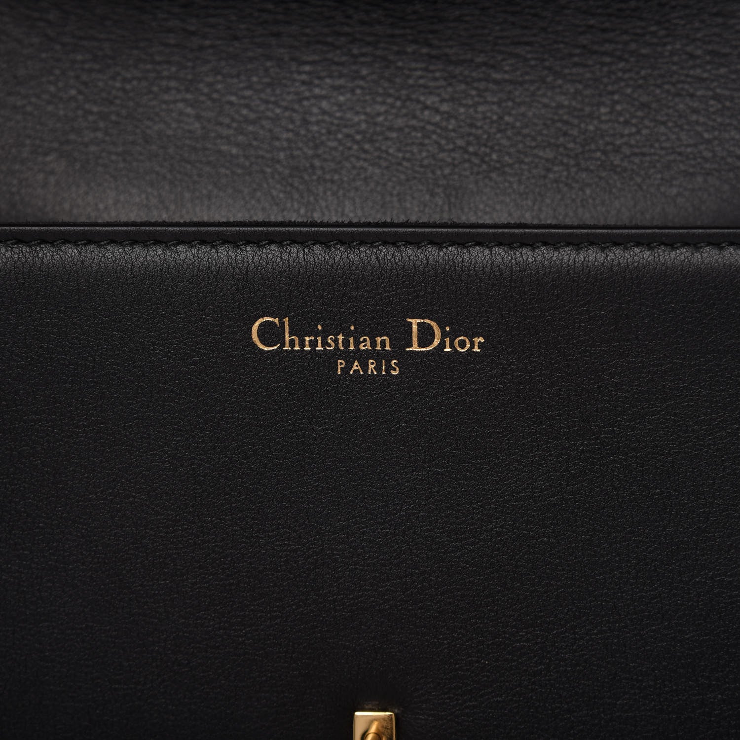 Christian Dior Smooth Calfskin Mini C'est Flap Bag Black 8 of 10