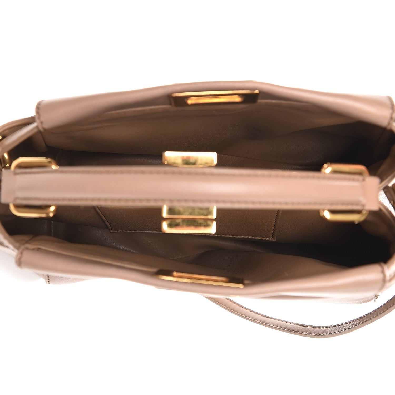 Fendi Nappa Mini Peekaboo Iconic Satchel Ratmusquet 5 of 14