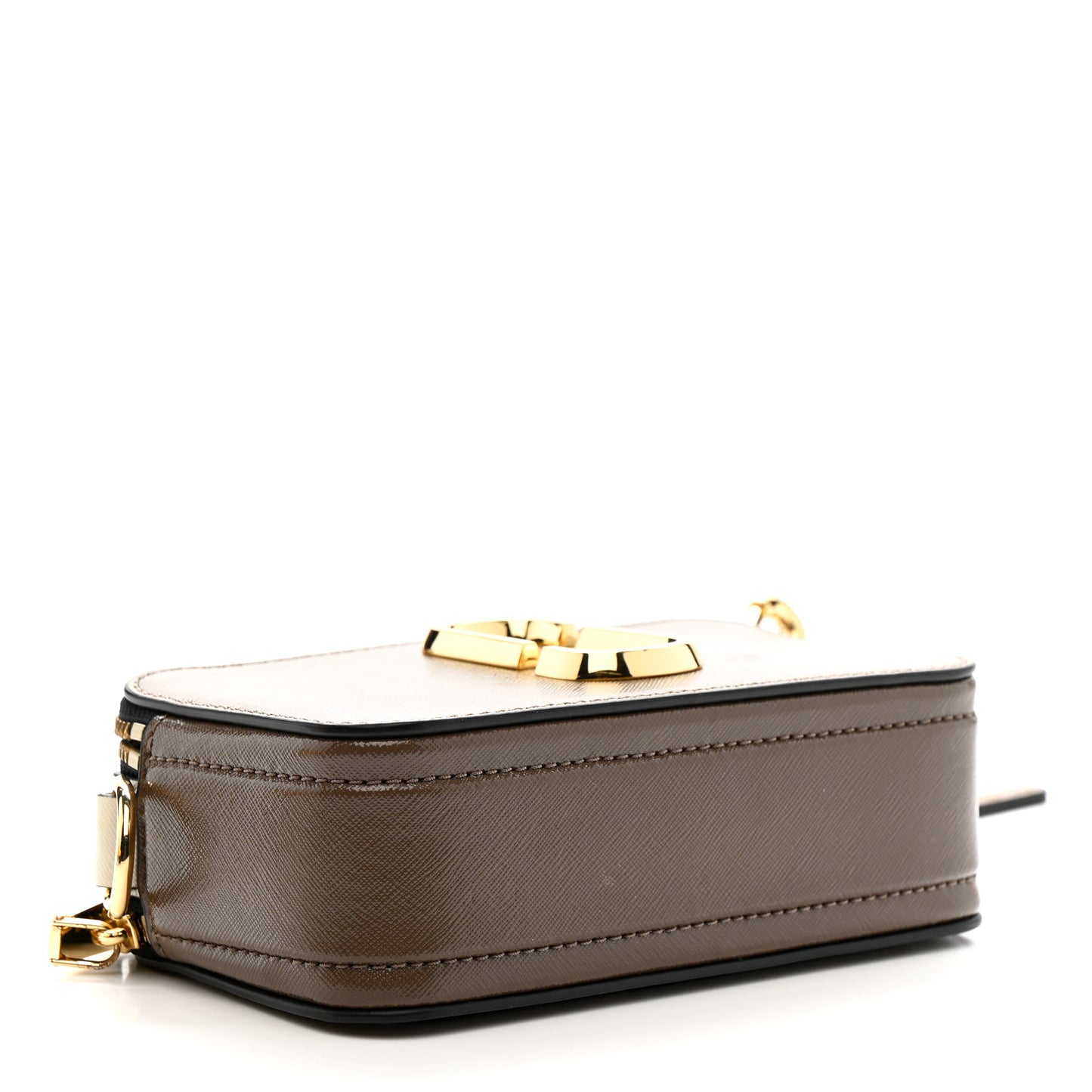 Saffiano Small Snapshot Camera Bag French Grey