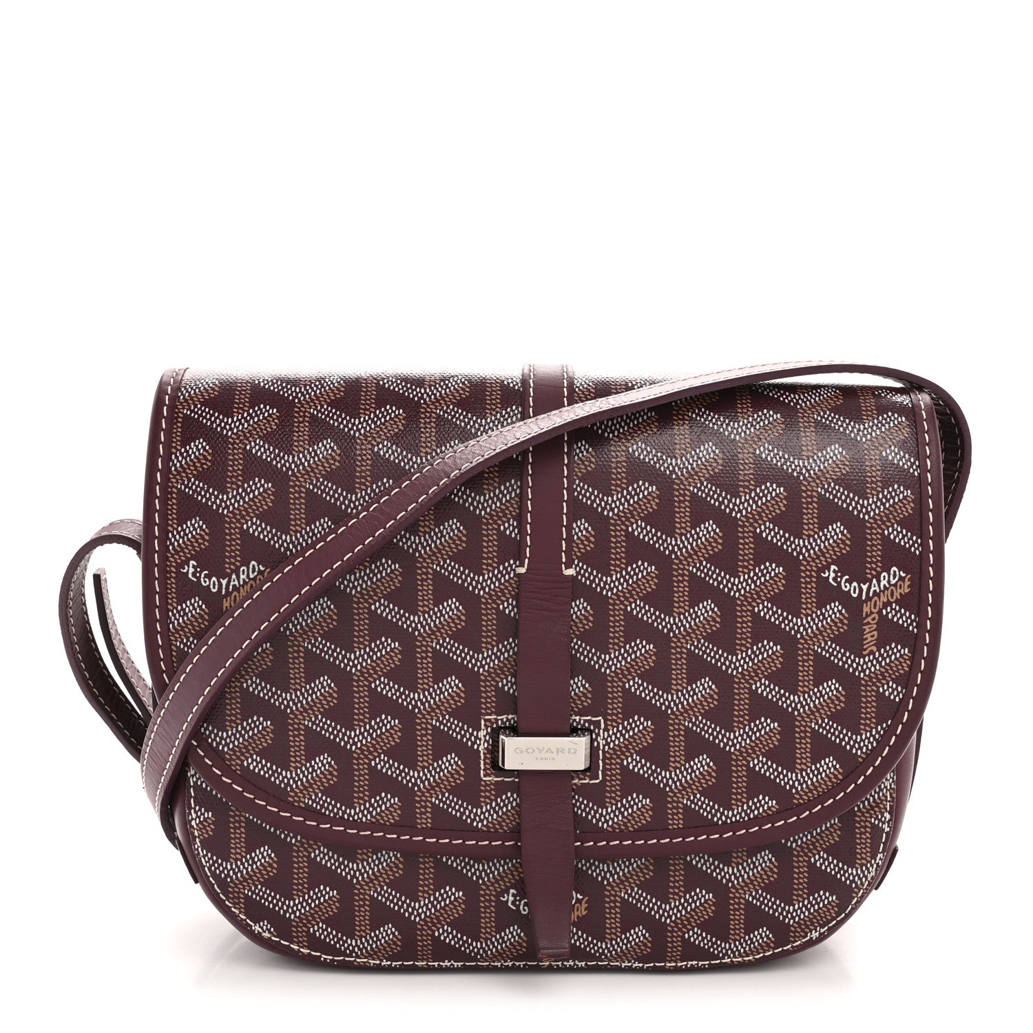 Goyard Goyardine Belvedere II PM Messenger Bag Bordeaux 1 of 13