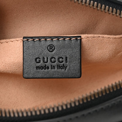 Gucci Calfskin Matelasse GG Marmont Belt Bag 85 34 Black 6 of 13