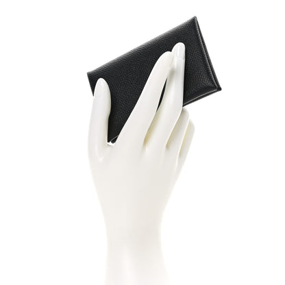 Hermes Epsom Calvi Card Case Black 2 of 10