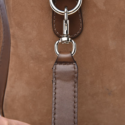 Gucci Suede Web Medium Boston Beige 20 of 23