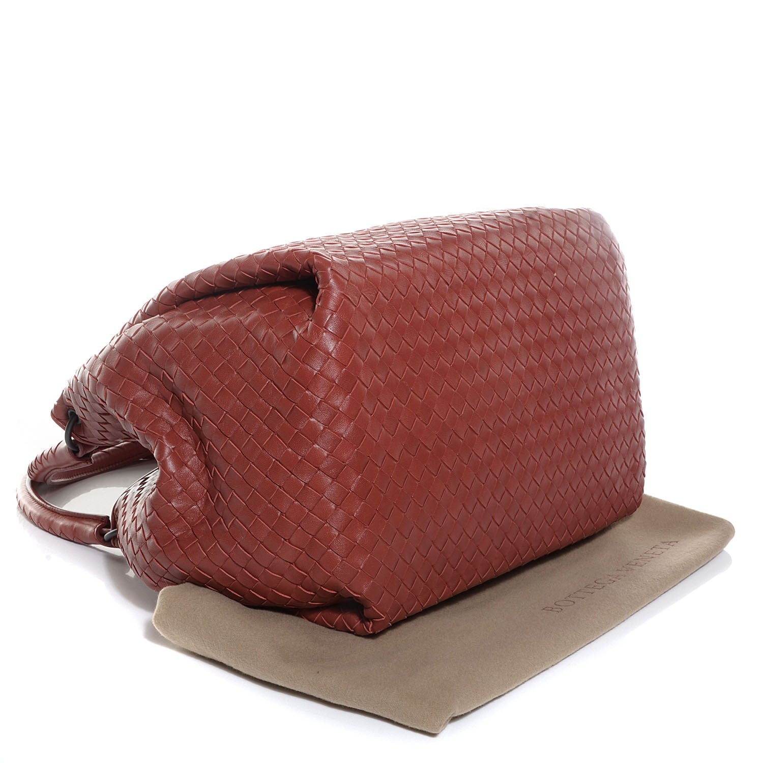 Bottega Veneta Nappa Intrecciato Parachute Bag Brique 4 of 8