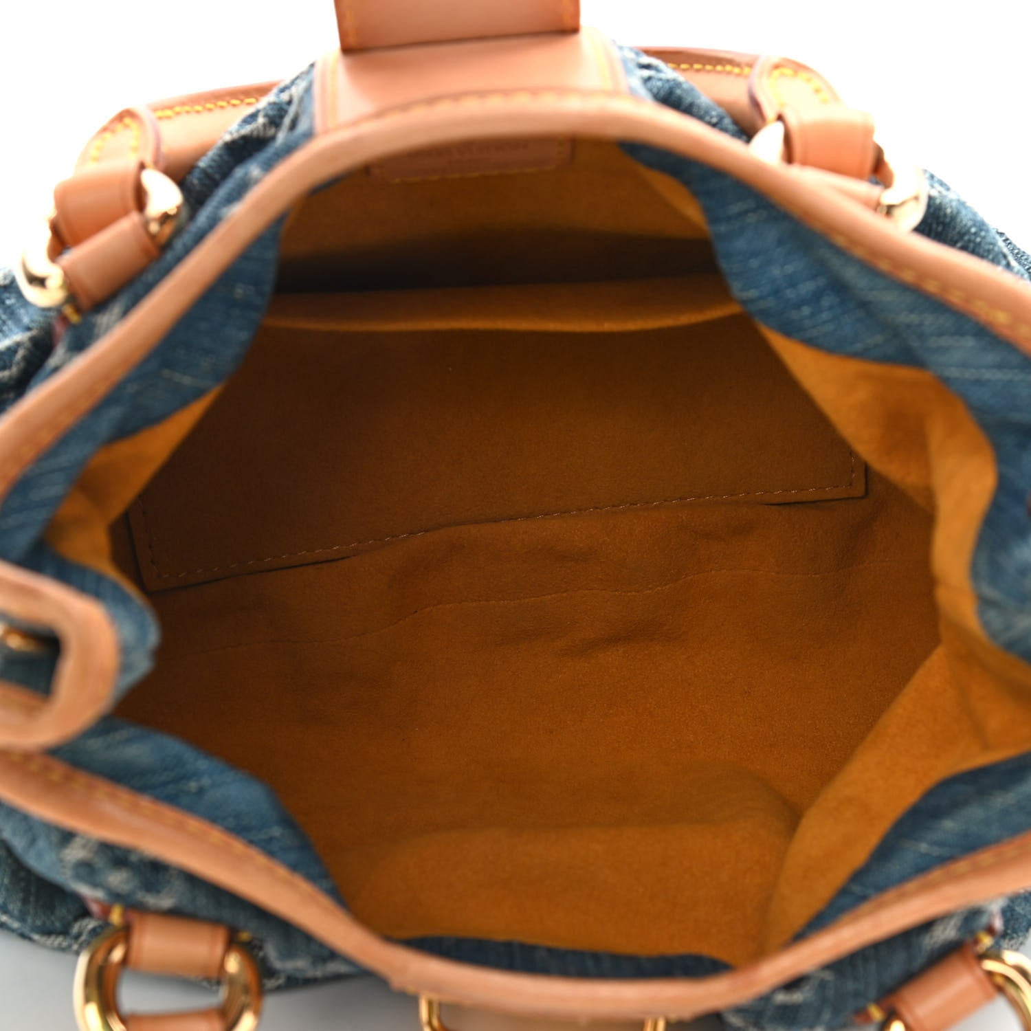 Louis Vuitton Monogram Denim Pleaty Blue 4 of 10