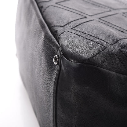 Chanel Calfskin Small Diamond Stitch Tote Black 12 of 13