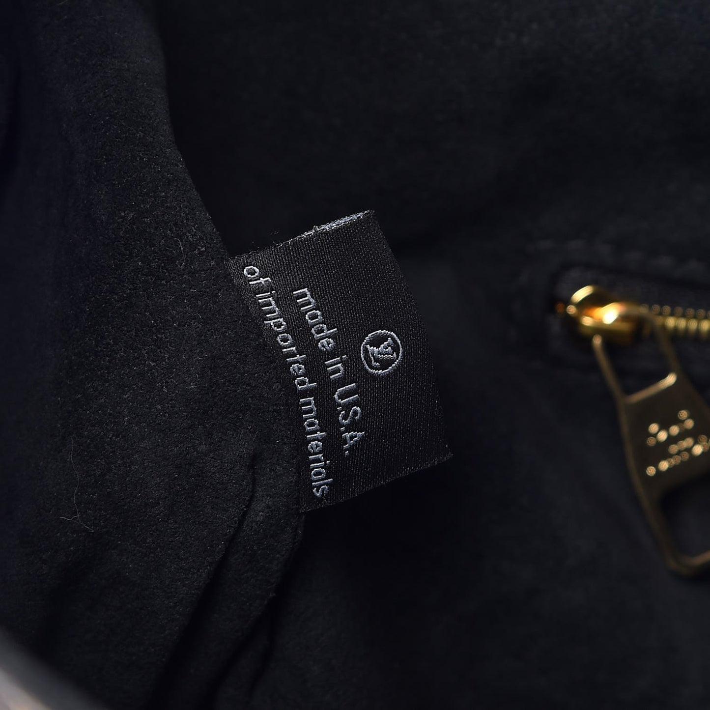 Monogram Flower Hobo Black