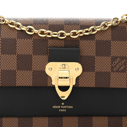 Louis Vuitton Damier Ebene Vavin Chain Wallet Black 7 of 12