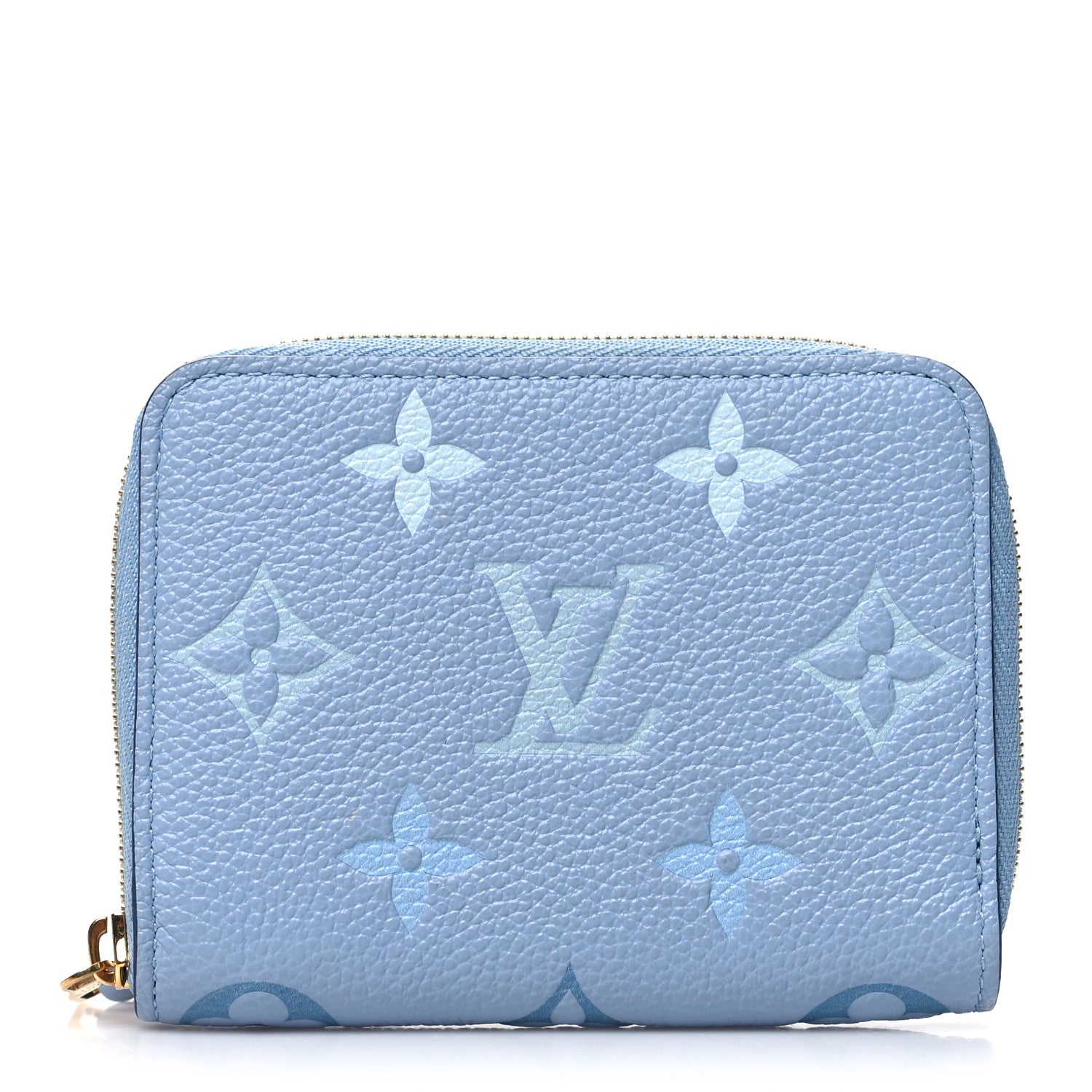 Louis Vuitton Empreinte Monogram Giant By The Pool Zippy Coin Purse Summer Blue 1 of 8