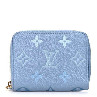 Louis Vuitton Empreinte Monogram Giant By The Pool Zippy Coin Purse Summer Blue 1 of 8