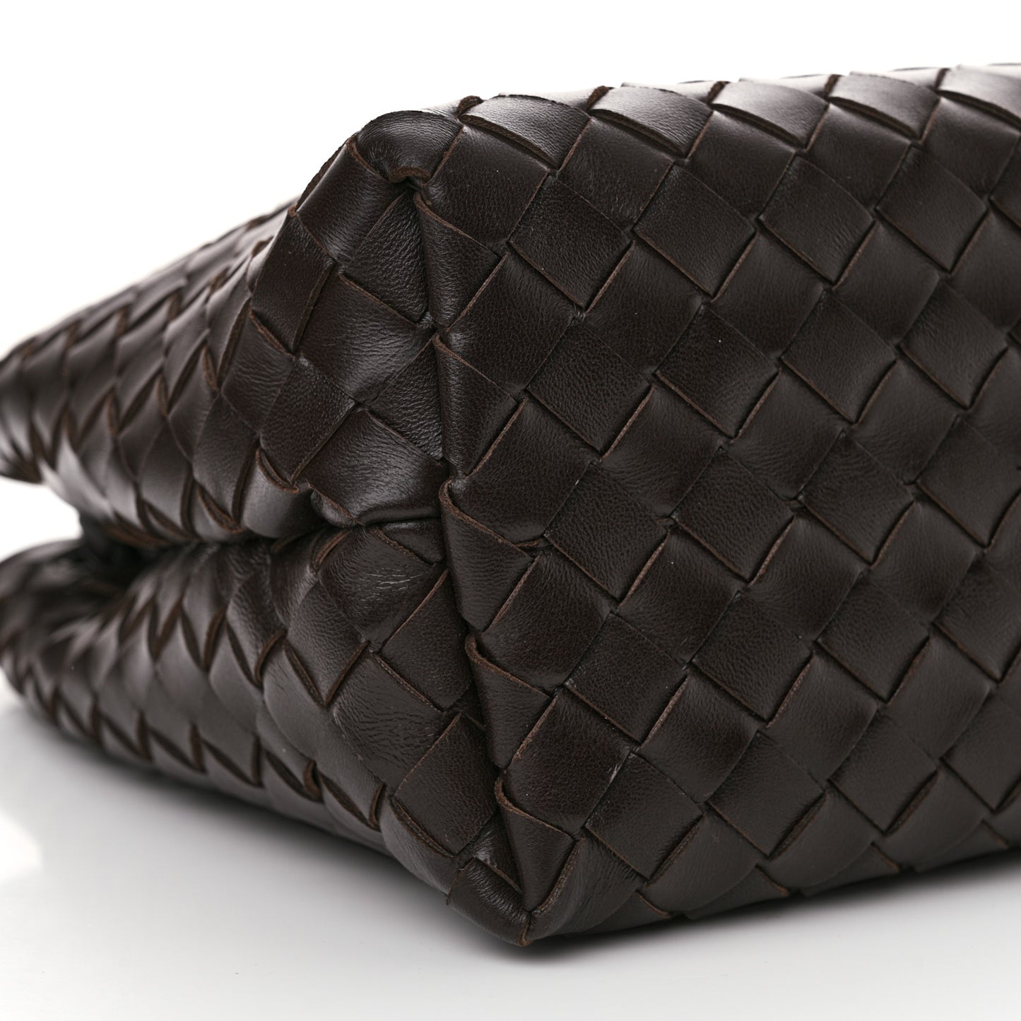 Nappa Intrecciato Medium Andiamo Shoulder Bag Fondant