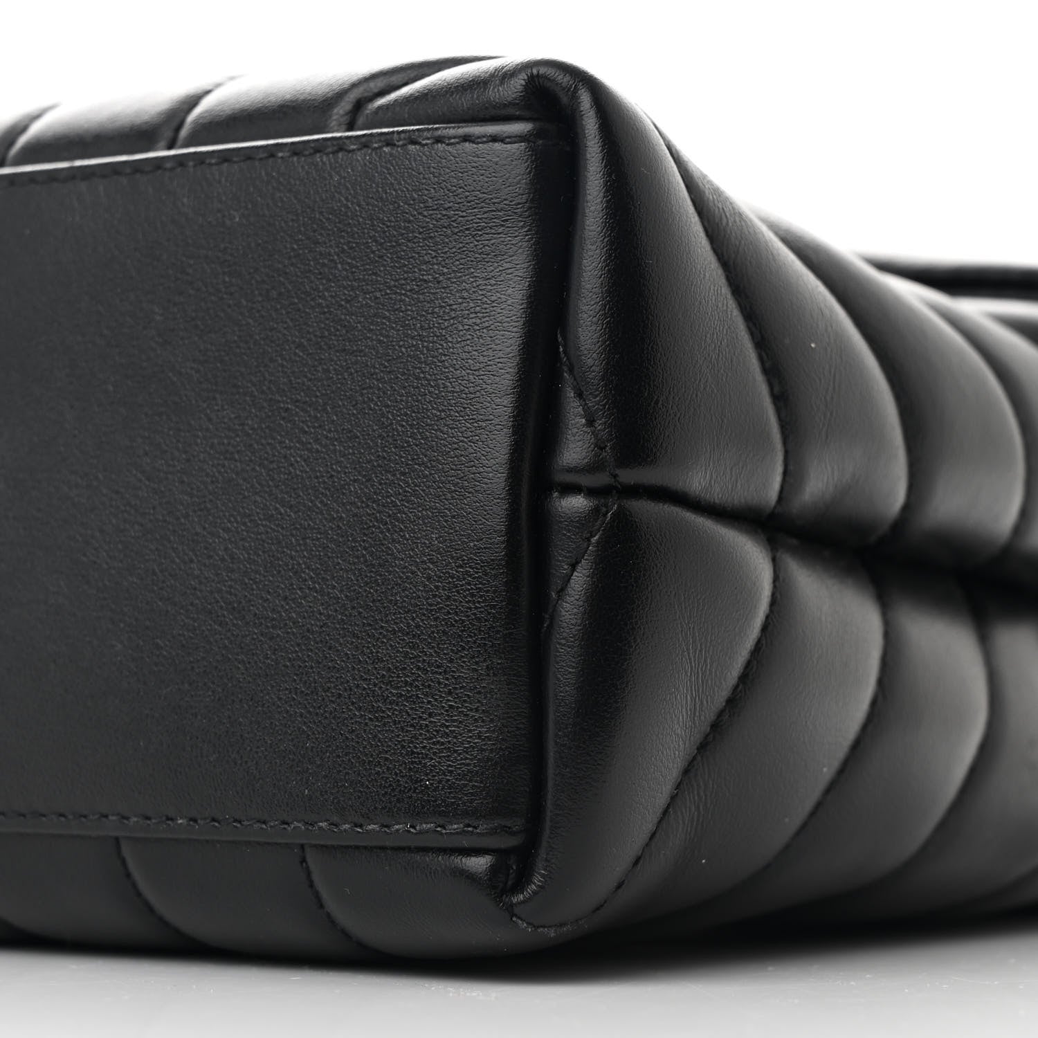 Saint Laurent Calfskin Y Quilted Monogram Small Loulou Chain Satchel Black 11 of 12