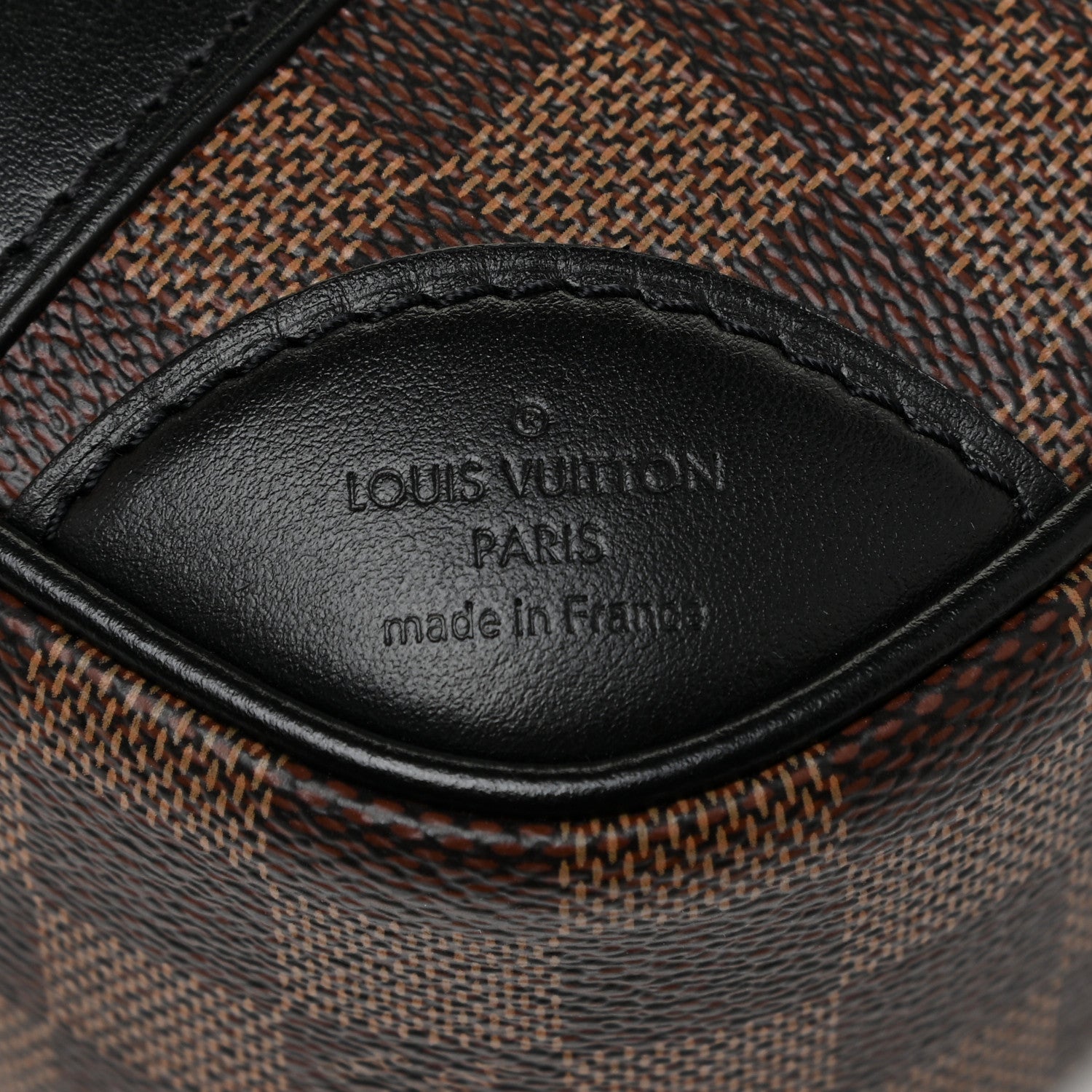Louis Vuitton Damier Ebene Valisette Souple BB Black 5 of 9