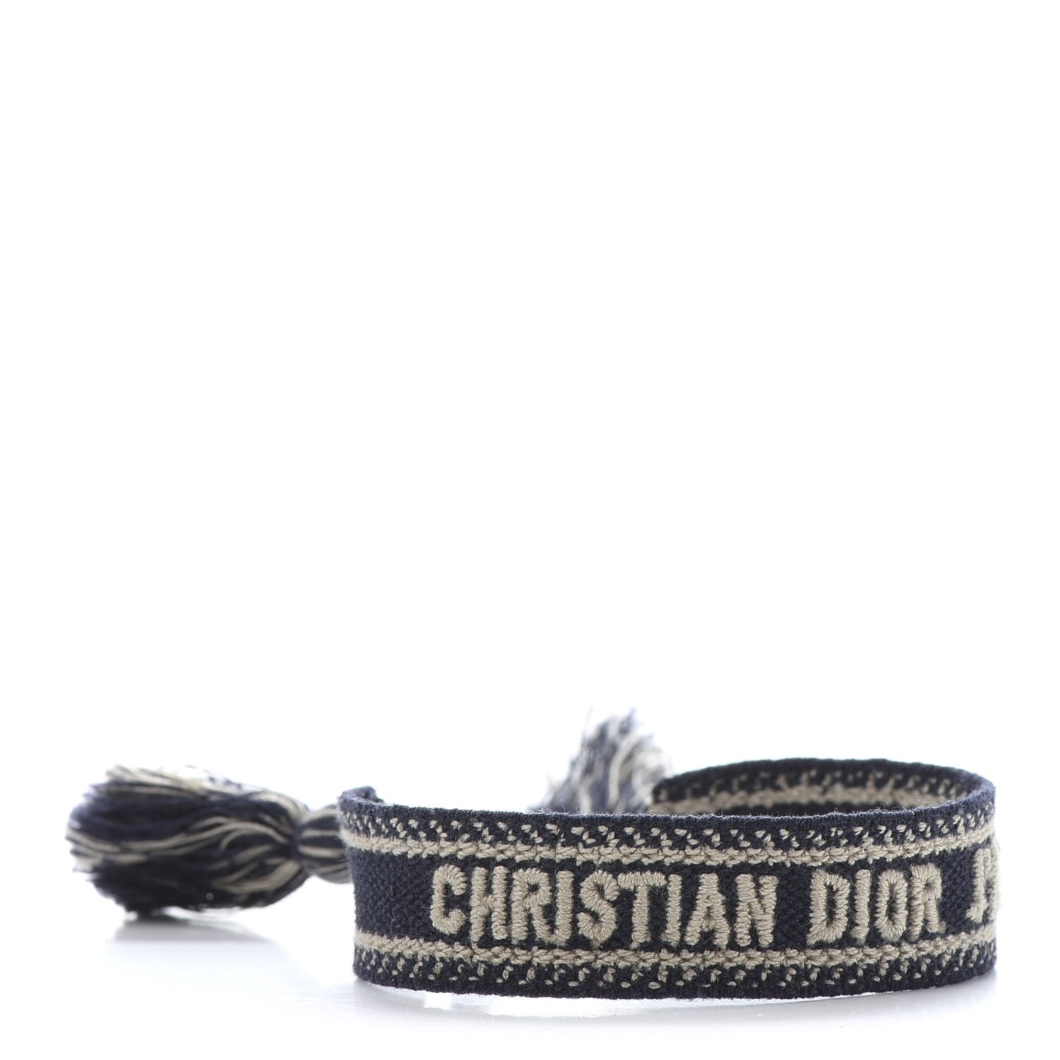 Christian Dior Woven Cotton J'Adior Friendship Bracelet Set Navy 5 of 8