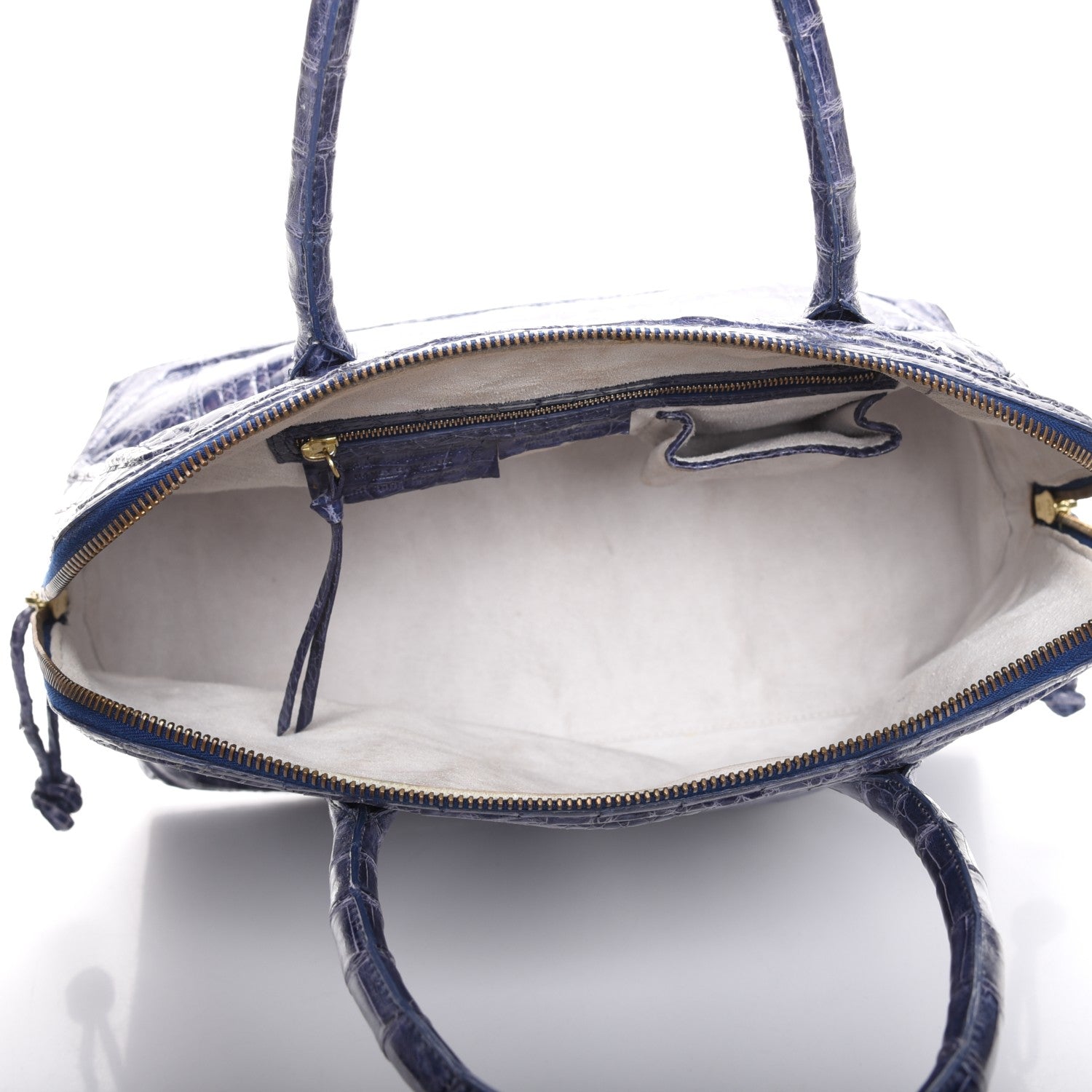 Nancy Gonzalez Crocodile Tote Purple 5 of 6