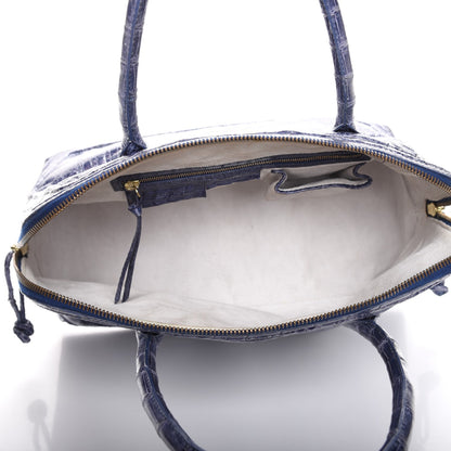Nancy Gonzalez Crocodile Tote Purple 5 of 6