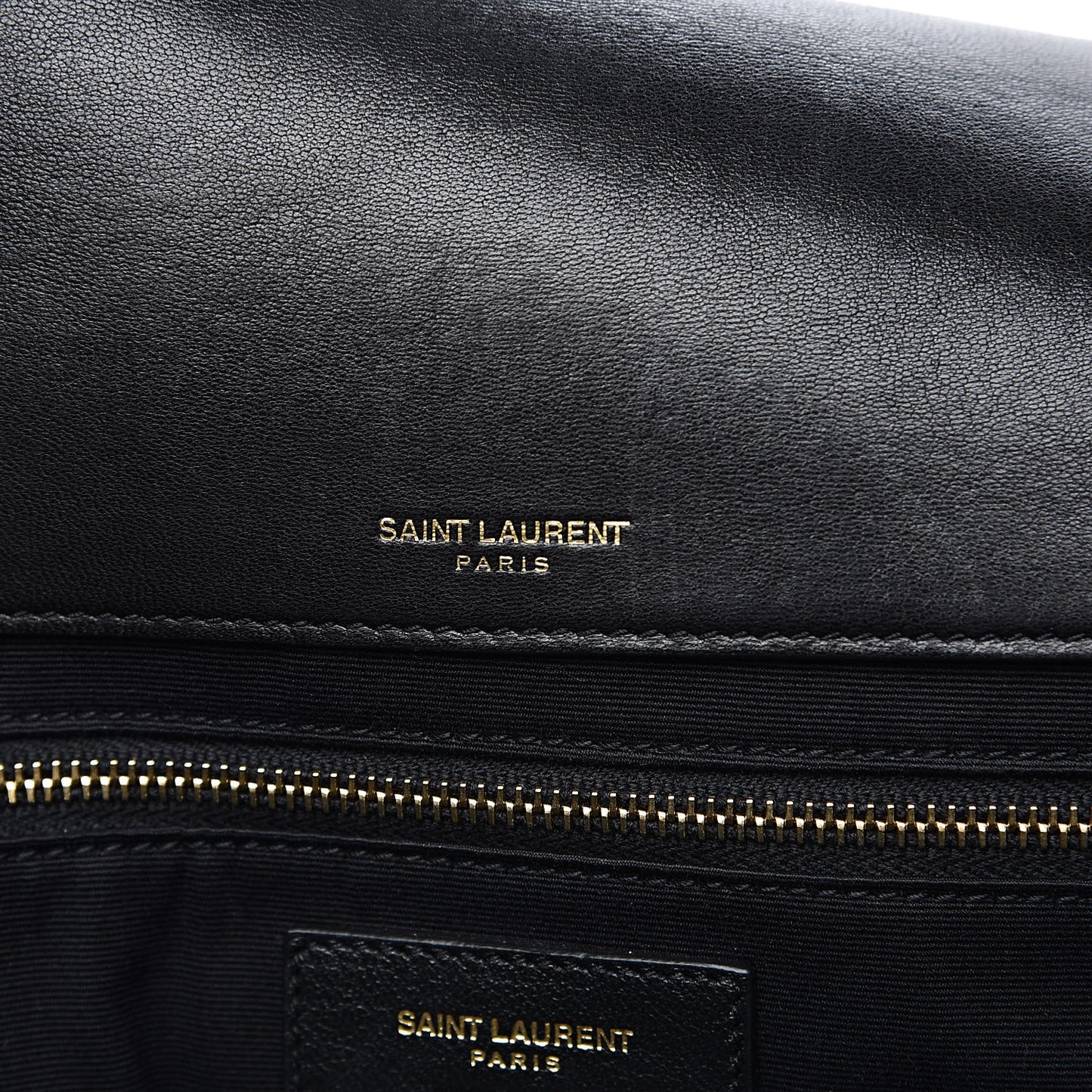 Lambskin Patchwork Monogram Large Jamie Black