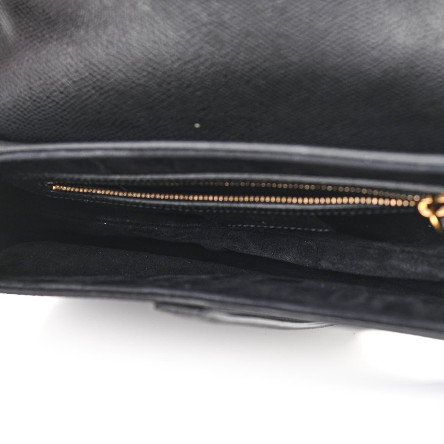 Christian Dior Grained Calfskin Saddle Bag Black 5 of 10