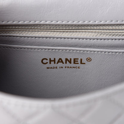 Chanel Aged Calfskin Quilted 2.55 Reissue Mini Flap Grey 8 of 11