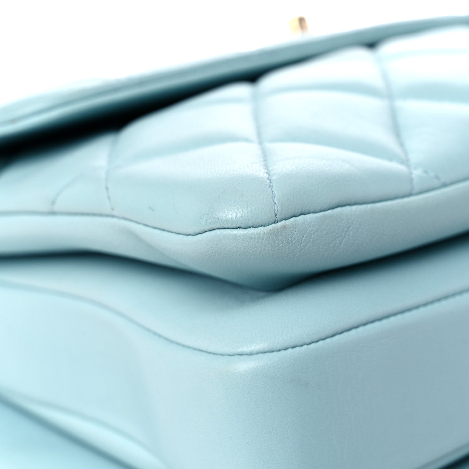 Chanel Lambskin Quilted Small Trendy CC Flap Dual Handle Bag Light Blue 10 of 26