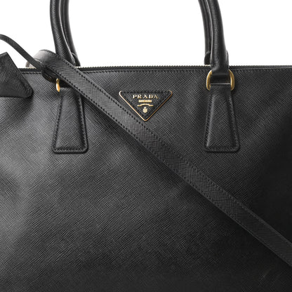 Prada Saffiano Lux Medium Tote Black 11 of 13