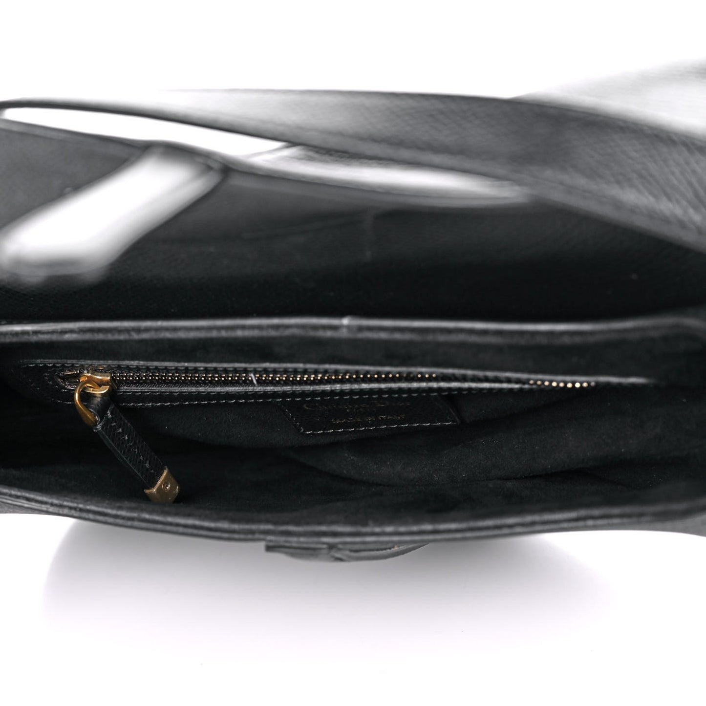 Calfskin Saddle Bag Black