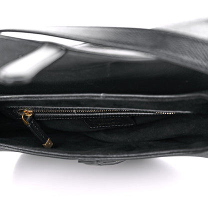 Christian Dior Calfskin Saddle Bag Black 5 of 13