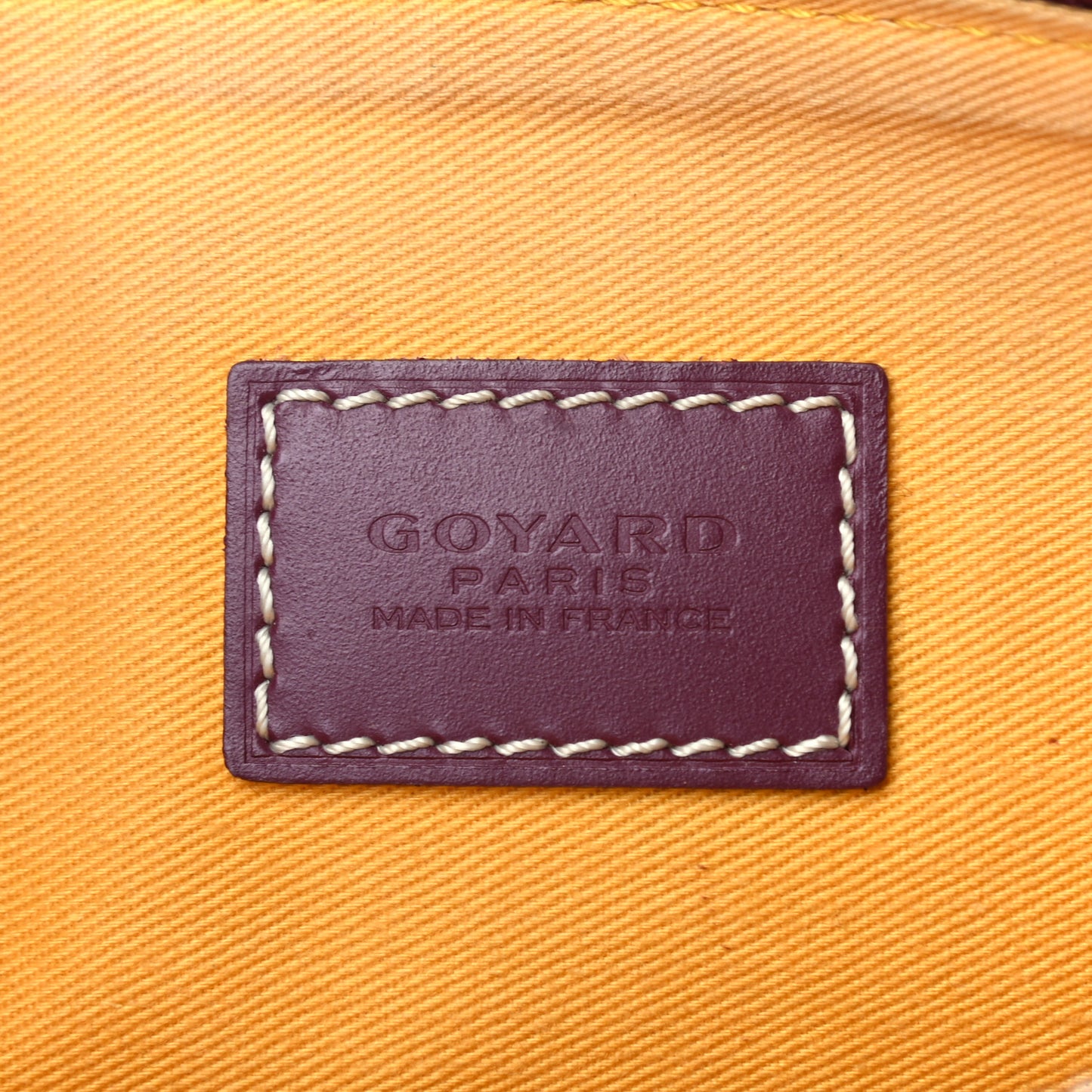 Goyardine Senat Pochette MM Burgundy