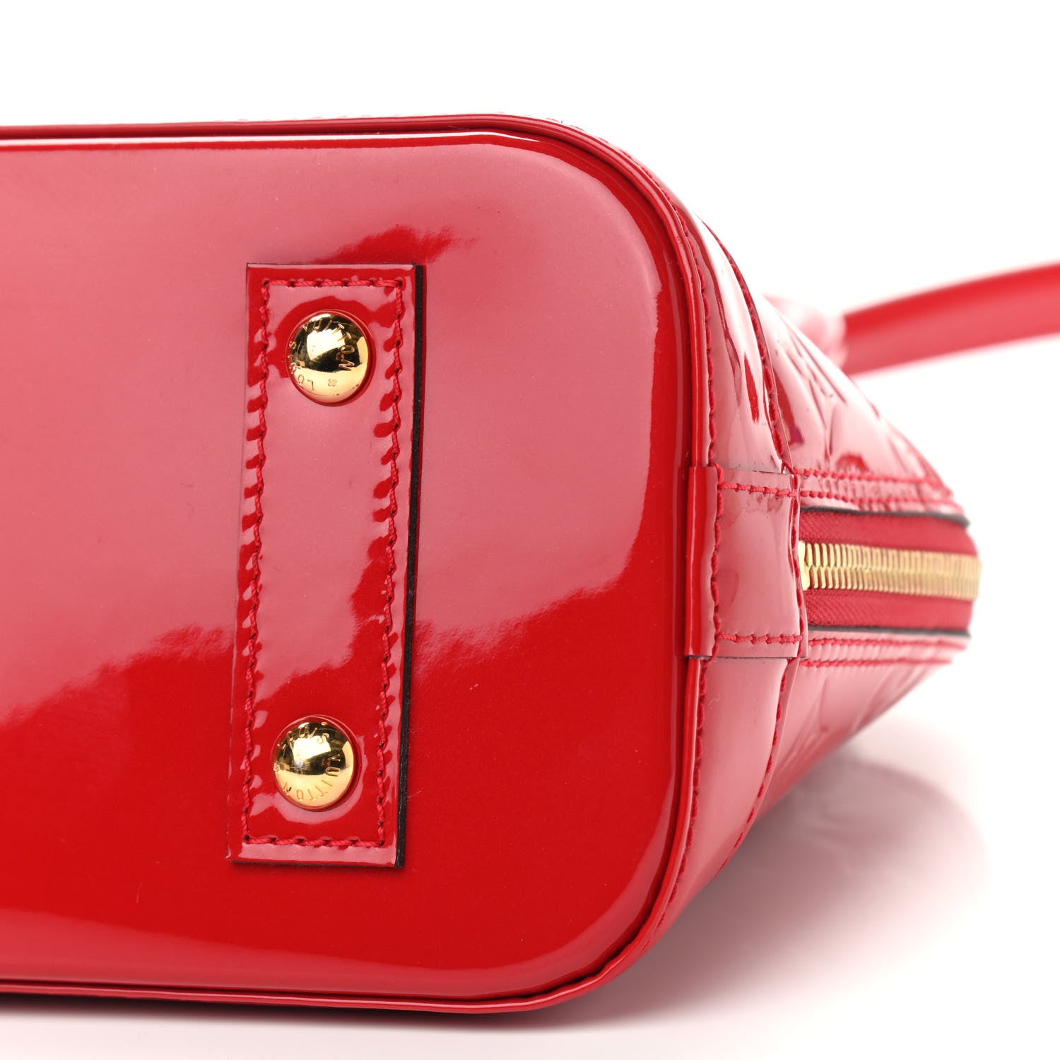 Louis Vuitton Vernis Alma BB Cherry 8 of 8