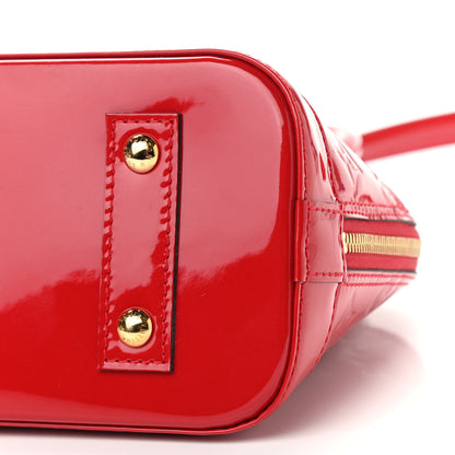 Louis Vuitton Vernis Alma BB Cherry 8 of 8