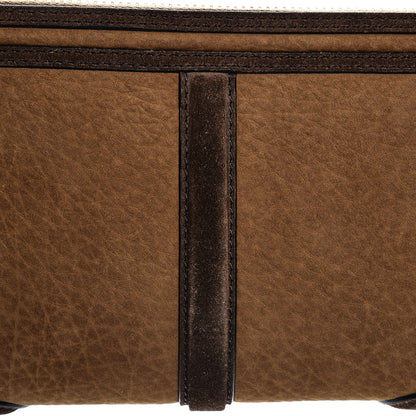 Burberry Prorsum Grainy Nubuck Alma Dog Clutch Brown 9 of 9