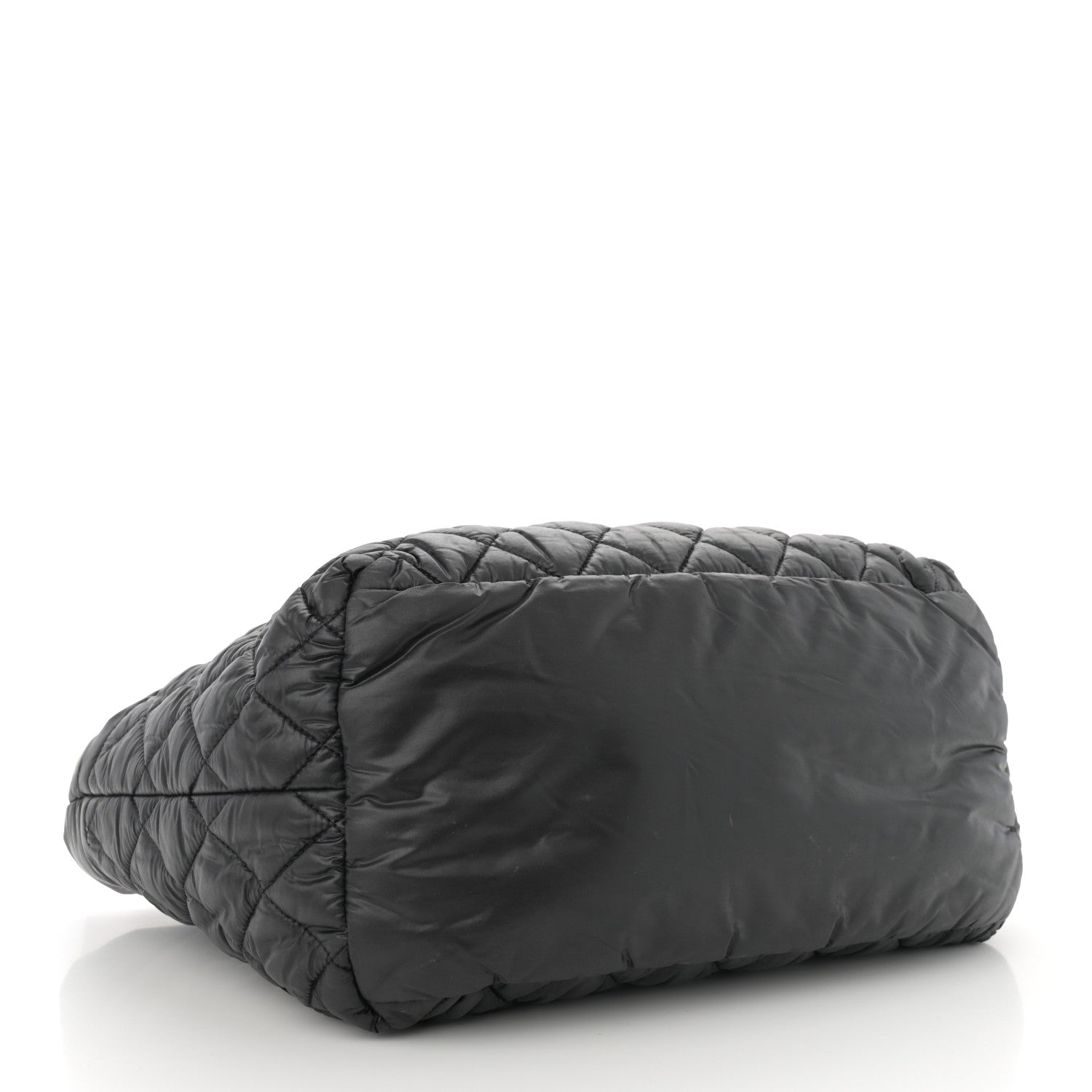 Chanel Nylon Quilted Small Coco Cocoon Tote Black 4 of 11