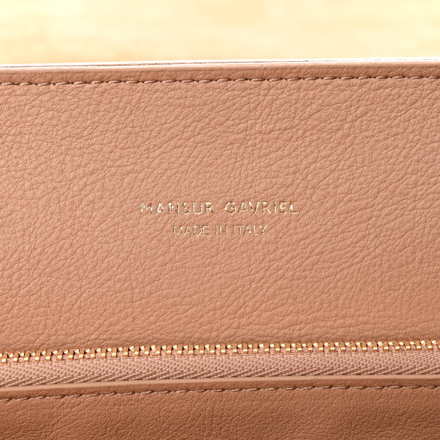 Mansur Gavriel Calfskin Soft Lady Bag Biscotto 6 of 11