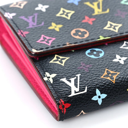 Louis Vuitton Monogram Multicolor Sarah Wallet Black Grenade 7 of 9
