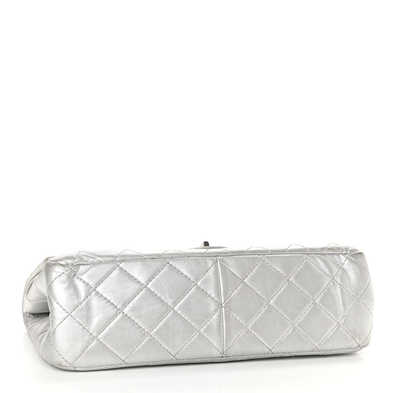 Chanel Metallic Aged Calfskin Quilted 2.55 Reissue 227 Flap Silver 4 of 13