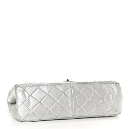 Chanel Metallic Aged Calfskin Quilted 2.55 Reissue 227 Flap Silver 4 of 13