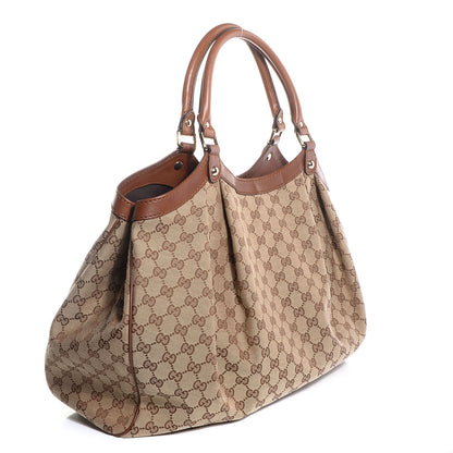 Gucci Monogram Large Sukey Tote Brown 3 of 9
