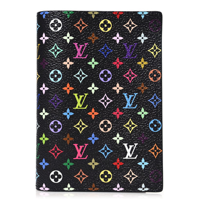 Louis Vuitton LV X TM Monogram Multicolor Passport Cover Black 1 of 8