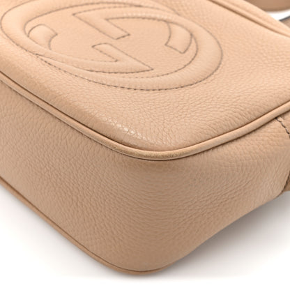 Gucci Pebbled Calfskin Small Soho Disco Bag Rose Beige 9 of 17