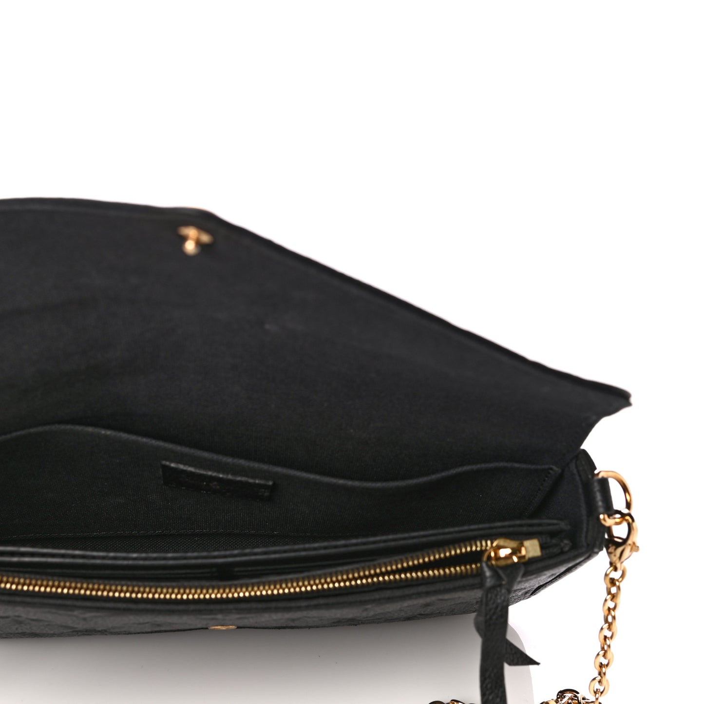 Empreinte Pochette Felicie Chain Wallet Black