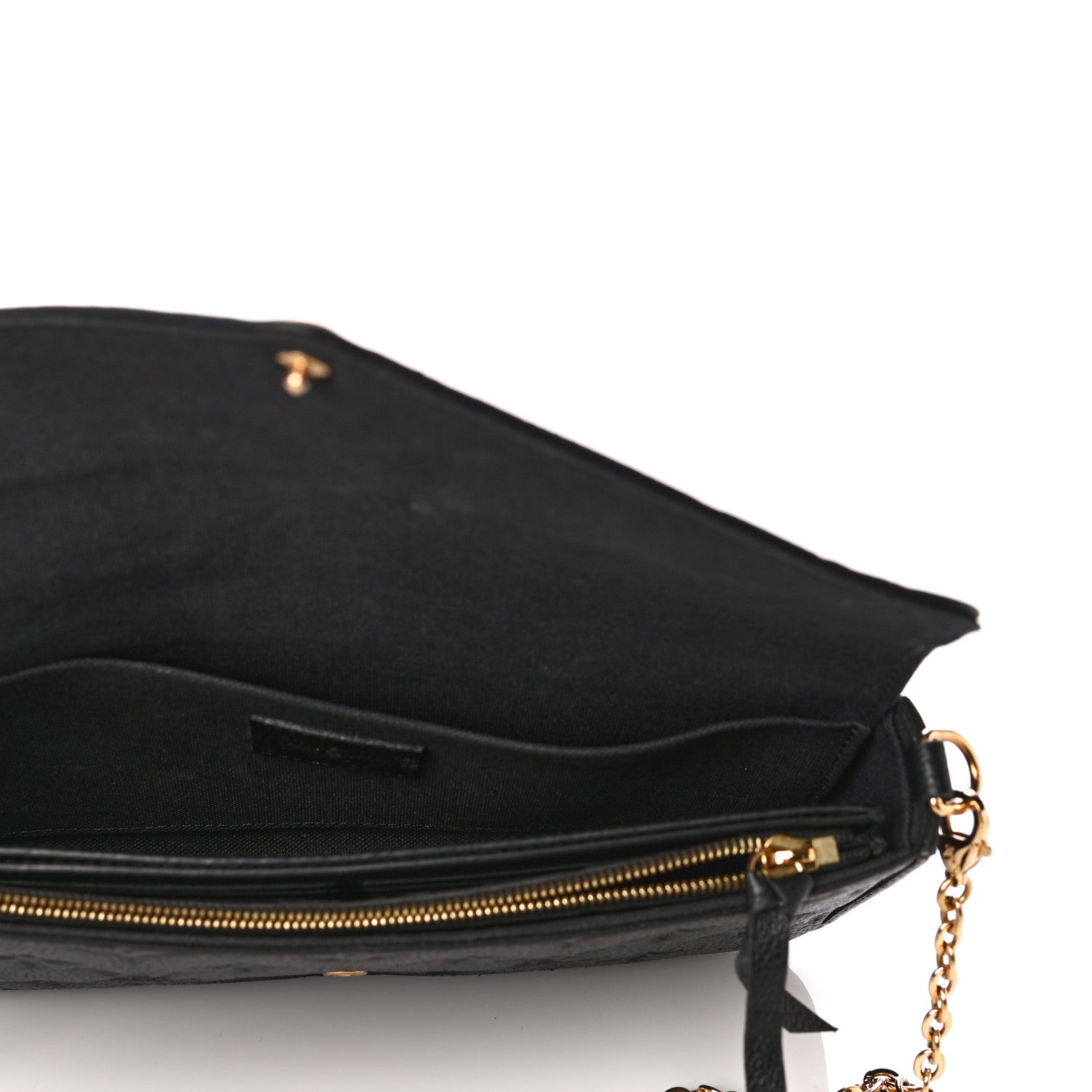 Louis Vuitton Empreinte Pochette Felicie Chain Wallet Black 11 of 17