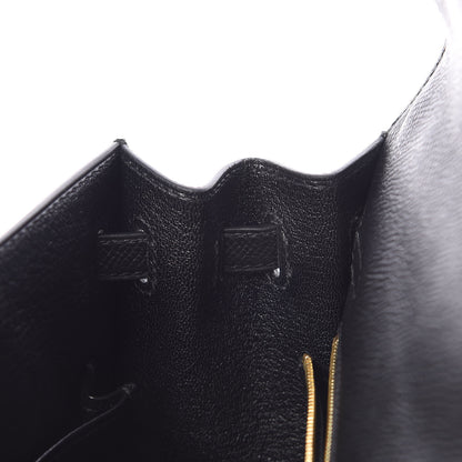 Hermes Epsom Kelly Sellier 25 Black 18 of 37