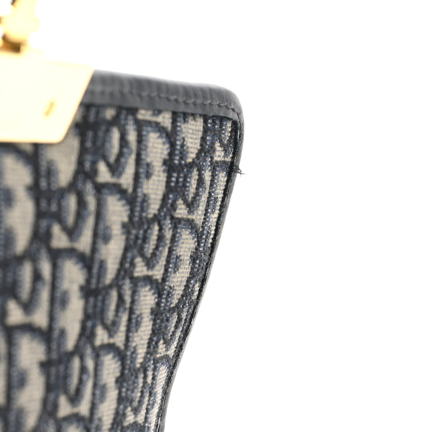 Christian Dior Oblique 30 Montaigne Flap Bag Blue 10 of 11