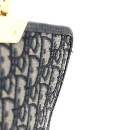 Christian Dior Oblique 30 Montaigne Flap Bag Blue 10 of 11