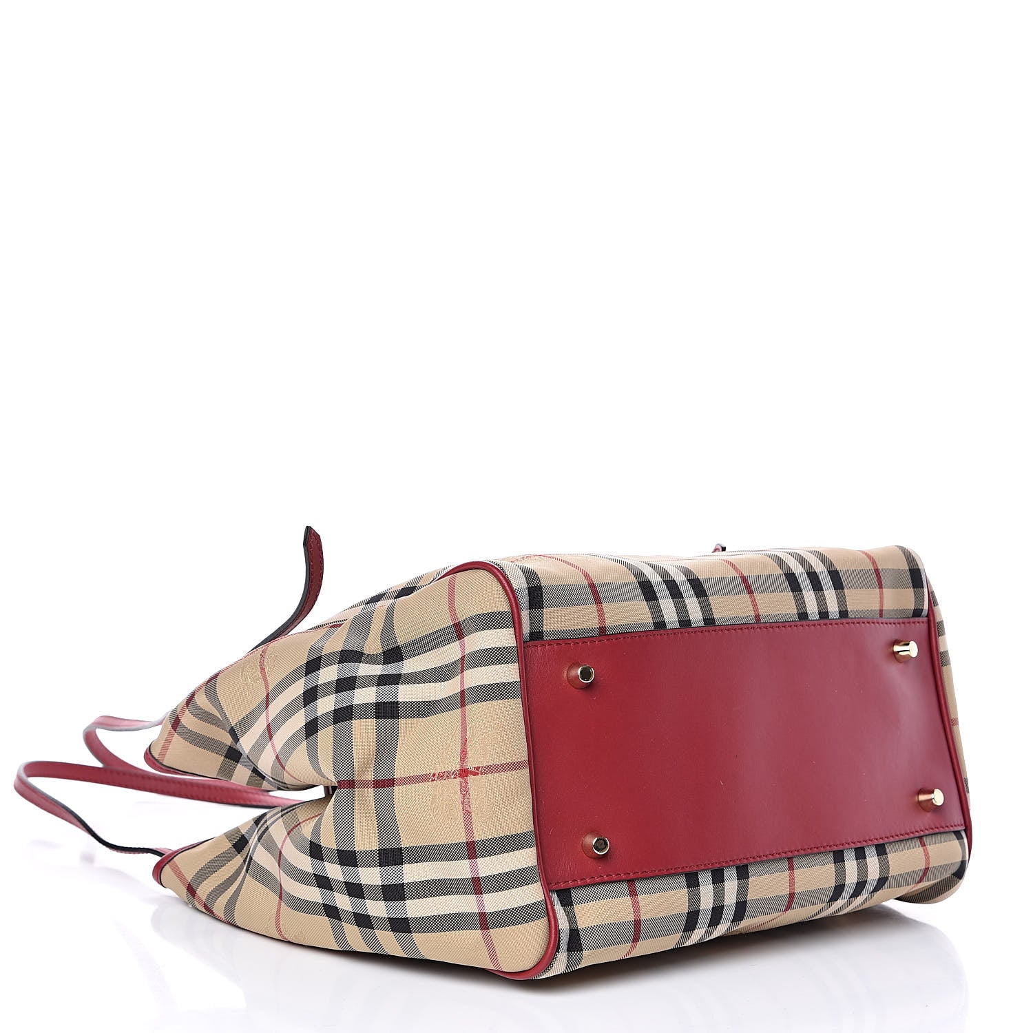 Burberry Horseferry Check Small Canterbury Tote Antique Rose 4 of 10