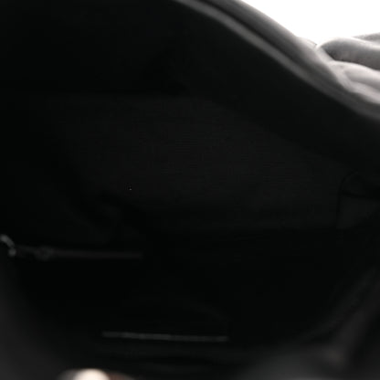Saint Laurent Lambskin Quilted Monogram Monochrome Small Loulou Puffer Chain Satchel Black 5 of 10